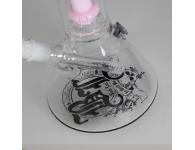 BL Beaker Ice Bong 2x Ufo Percolator | Black Leaf | SpbBongs.com BL Beaker Ice Bong 2x Ufo Percolator | Black Leaf | SpbBongs.com