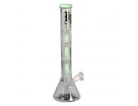 BL Beaker Ice Bong 2x Ufo Percolator | Black Leaf | SpbBongs.com BL Beaker Ice Bong 2x Ufo Percolator | Black Leaf | SpbBongs.com