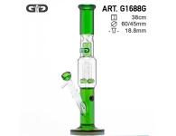 GG Double Barrel Green | Grace Glass | SpbBongs.com