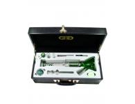 Green Sphere luxury leather box | Grace Glass | SpbBongs.com