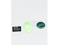 Green Sphere luxury leather box | Grace Glass | SpbBongs.com