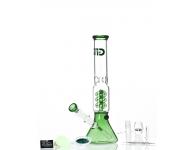 Green Sphere luxury leather box | Grace Glass | SpbBongs.com