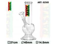 Rasta Flag Glass Bong | <b>������</b> | SpbBongs.com