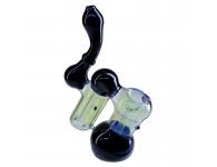 Glass Bubbler | Black Leaf | SpbBongs.com Glass Bubbler | Black Leaf | SpbBongs.com