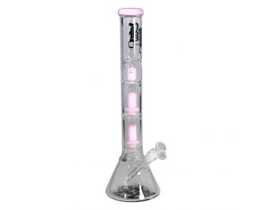 BL Beaker Ice Bong 2x Ufo Percolator | Black Leaf | SpbBongs.com BL Beaker Ice Bong 2x Ufo Percolator | Black Leaf | SpbBongs.com