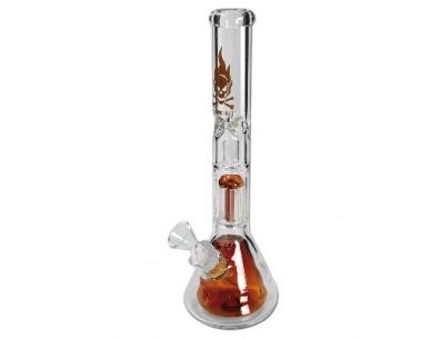 BL Umber Flaming Skull | Black Leaf | SpbBongs.com