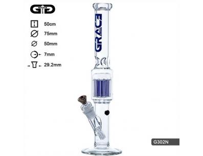 Cane GG Bong Blue | Grace Glass | SpbBongs.com Cane GG Bong Blue | Grace Glass | SpbBongs.com