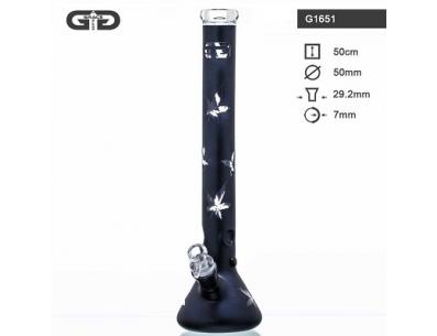 Electro Coating Beaker GG Bong Black | Grace Glass | SpbBongs.com