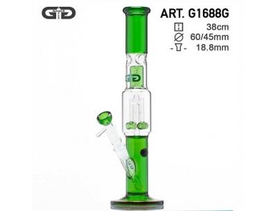 GG Double Barrel Green | Grace Glass | SpbBongs.com