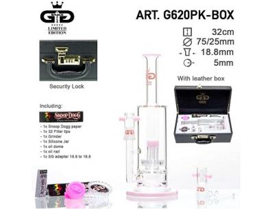  GG Pink Straight BOX | Grace Glass | SpbBongs.com