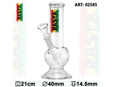 Rasta Flag Glass Bong | <b>������</b> | SpbBongs.com